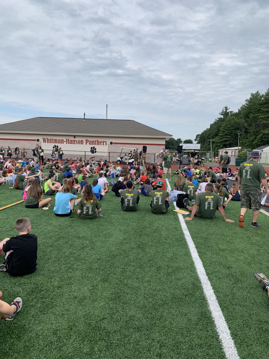 Large Group at D.A.R.E Camp