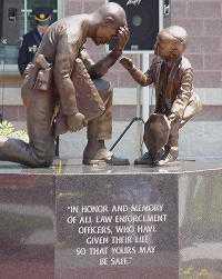 Rockland Police Memorial Statue