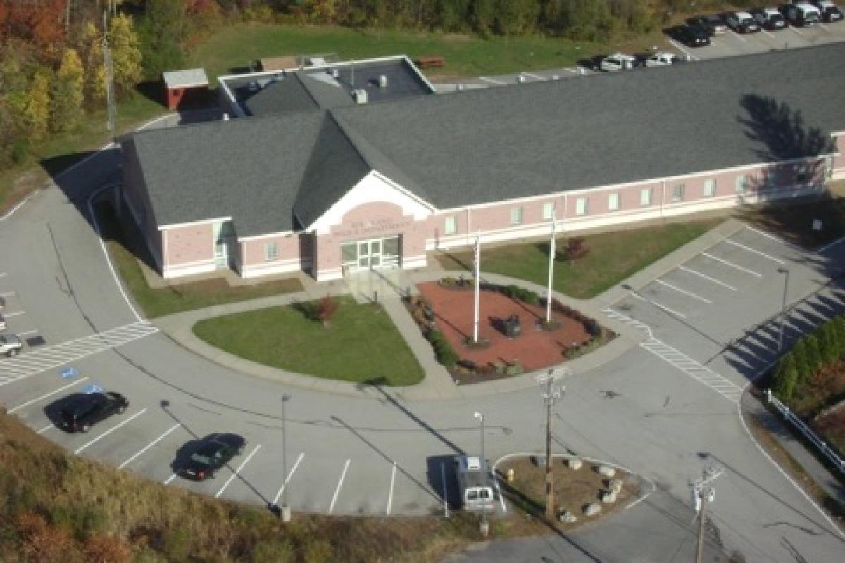 Aerial View of the Police Department Building