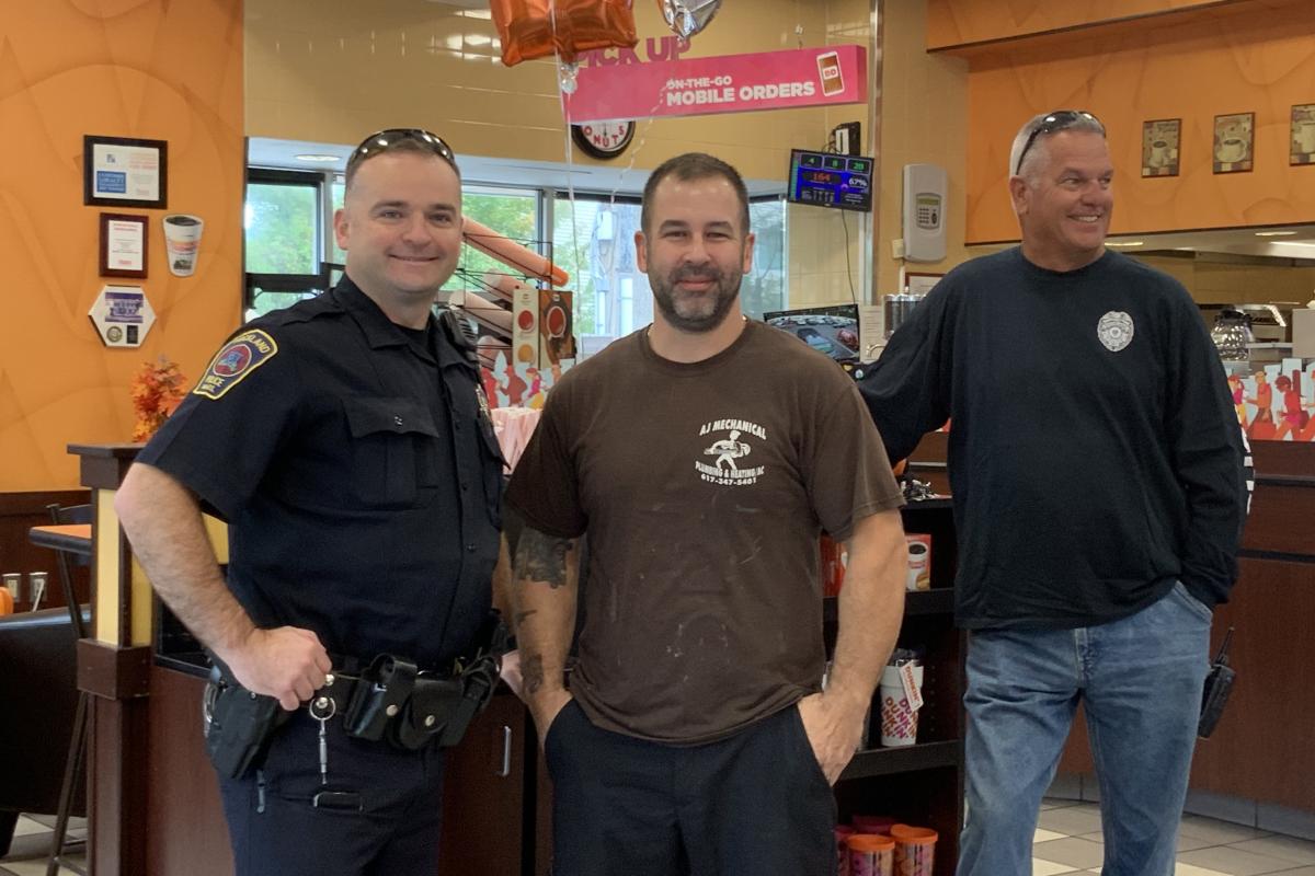 Man with Two officers